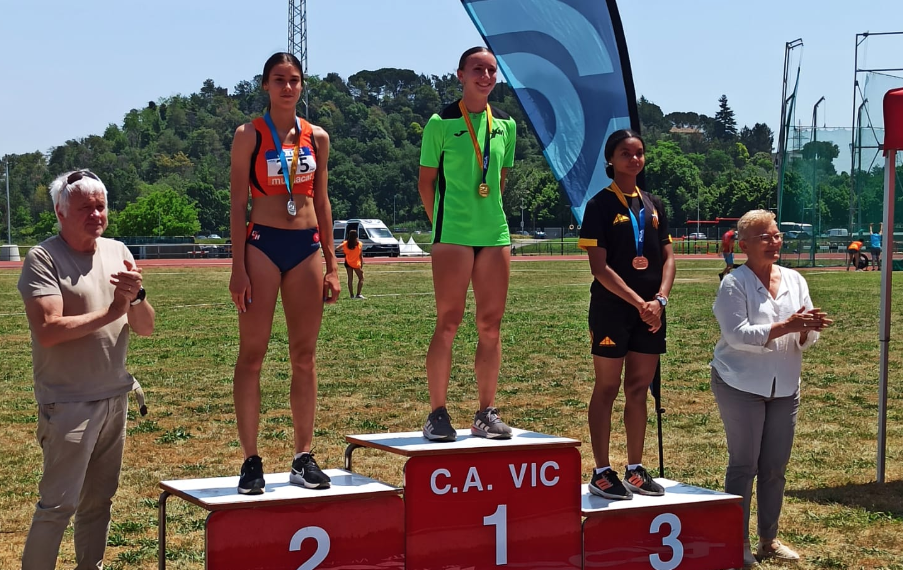 Podis ebrencs al Campionat de Catalunya sub’18 d’atletisme