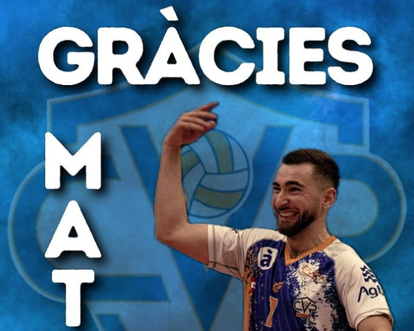 Mateo Marzi no continuarà al Volei Roquetes la propera temporada