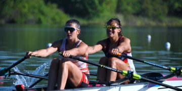 Aina Cid, del Club Nàutic Amposta, i Iria Jarama, sisenes a l’Europeu de Rem