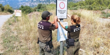 Tancats els espais naturals dels Ports, Cardó-Boix i Tivissa-Vandellós per risc màxim d’incendis