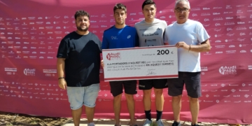 Luarna i Arnau guanyen la primera masculina del torneig de l’Audi disputat a l’AG Padel Ulldecona