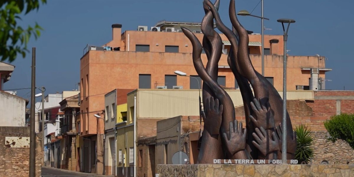 rotonda de les mans Santa Bàrbara