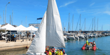 La III Jornada de Vela Inclusiva Territorial a l’Ampolla, ajornada per les previsions meteorològiques