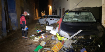 Un ferit greu i 17 lleus pel temporal de pluges