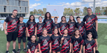 Amposta viu una vibrant jornada de la Lliga Alevina de natació