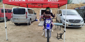 Àlex Muñoz, del Moto Club Amposta, acaba setè a la Copa d’Espanya de Motocròs Clàssic