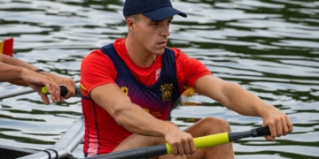 Èric Pastor, component del Club de Rem Tortosa, tot un exemple de superació