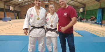 Podis d’Andreu Pérez i Natàlia Penas al Campionat de Catalunya Universitari de Judo