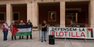 Tortosa acull una manifestació en suport a la Flotilla interceptada per Israel