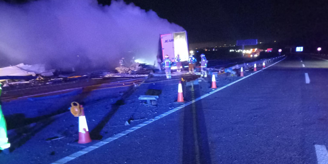 Accident AP-7 l'Aldea