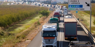 Accidente camiones ap 7