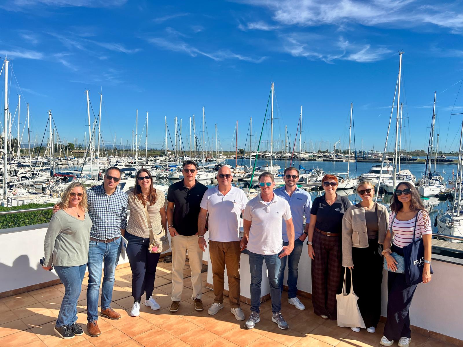 Costa Brava Yacht Ports i Delta Ebre Port organitzen un fam trip amb el sector de grans eslores
