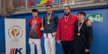 El TKD Alfaro guanya un or i un bronze al Català sènior absolut de taekwondo