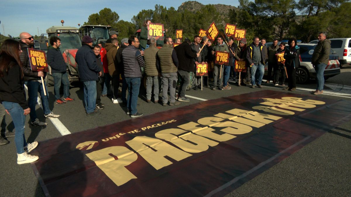 Unió de Pagesos reclama accions urgents amb un nou tall de la carretera C-12 a Xerta