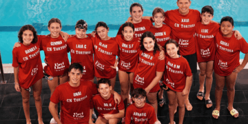 Els alevins del Club Natació Tortosa rebaixen marques a la Lliga Alevina celebrada a la capital del Baix Ebre