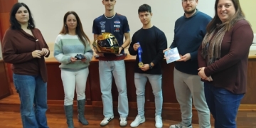 Recepció de l’Ajuntament d’Alcanar a Íker Garcia, campió del Mundial Júnior GP