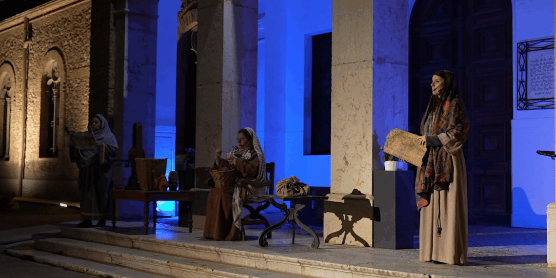 El pessebre vivent de Jesús celebra 40 anys de representacions al Convent de les Teresianes