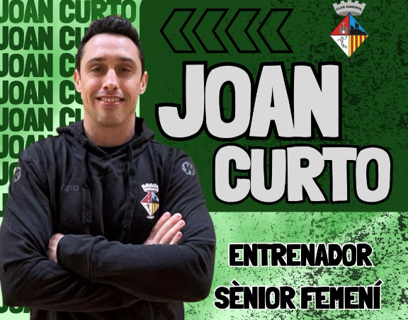 Joan Curto es converteix en nou entrenador del sènior femení de l’Handbol Ascó