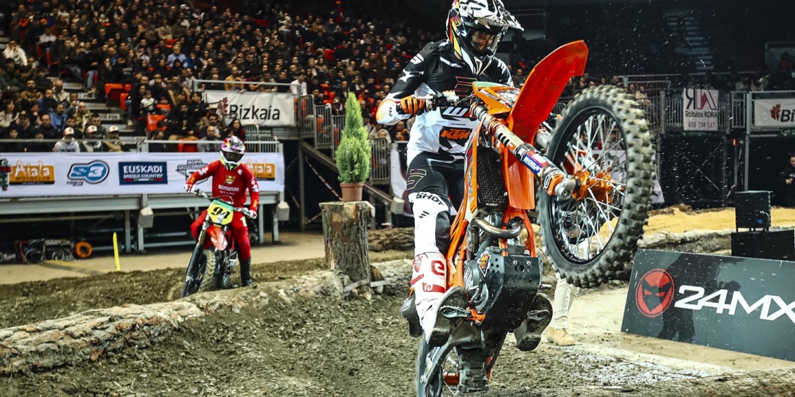 El gandesà Àlex Puey puja al podi a la prova del Mundial de Superenduro de Bilbao