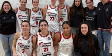El sènior femení del Cantaires supera (26-59) l’Amposta B en un partit de rivalitat