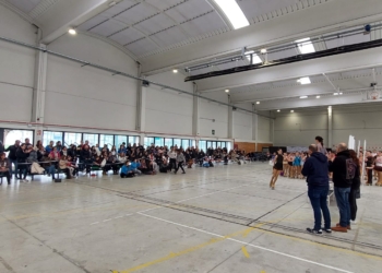 Primera jornada al pavelló de Jesús del campionat escolar de patinatge artístic del Baix Ebre