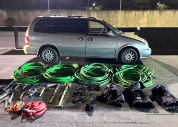 Quatre detinguts per robar prop de mitja tona de coure d’una infraestructura soterrada a l’Aldea