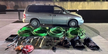 Quatre detinguts per robar prop de mitja tona de coure d’una infraestructura soterrada a l’Aldea