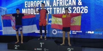 Àlex Alañá, de l’Alañá Team de Batea, bronze a l’ADCC Trials Europa
