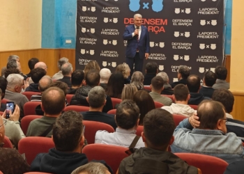 Joan Laporta a Tortosa: ‘Hem tirat endavant l’Spotify Camp Nou, hem recuperat l’economia i l’equip funciona’
