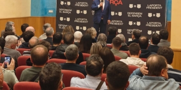 Joan Laporta: ‘Hem tirat endavant l’Spotify Camp Nou, hem recuperat l’economia i tenim un equip que funciona’