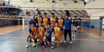 El Volei Roquetes perd (3-2) a la pista del Cisneros La Laguna en un matx competit