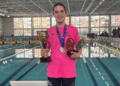 Martina Juárez, del Club Natació Tortosa, sotscampiona de l’Estatal amb Catalunya