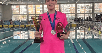 Martina Juárez, del Club Natació Tortosa, sotscampiona de l’Estatal amb Catalunya