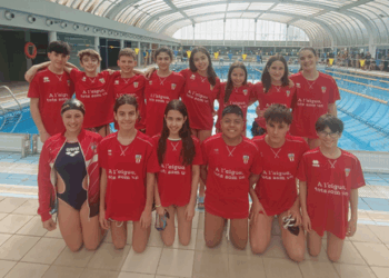 Bona actuació del Club Natació Tortosa a la jornada alevina de Salou