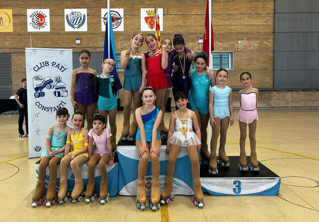 Podis del Club Patí l’Aldea a L’Open celebrat a Constantí