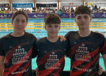 Bon nivell del Club Natació Amposta i el Club Natació Tortosa a l’Estatal Infantil d’Hivern