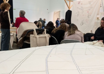 L’art contemporani del brodat es dona a coneixer amb una marató a Lo Pati d’Amposta