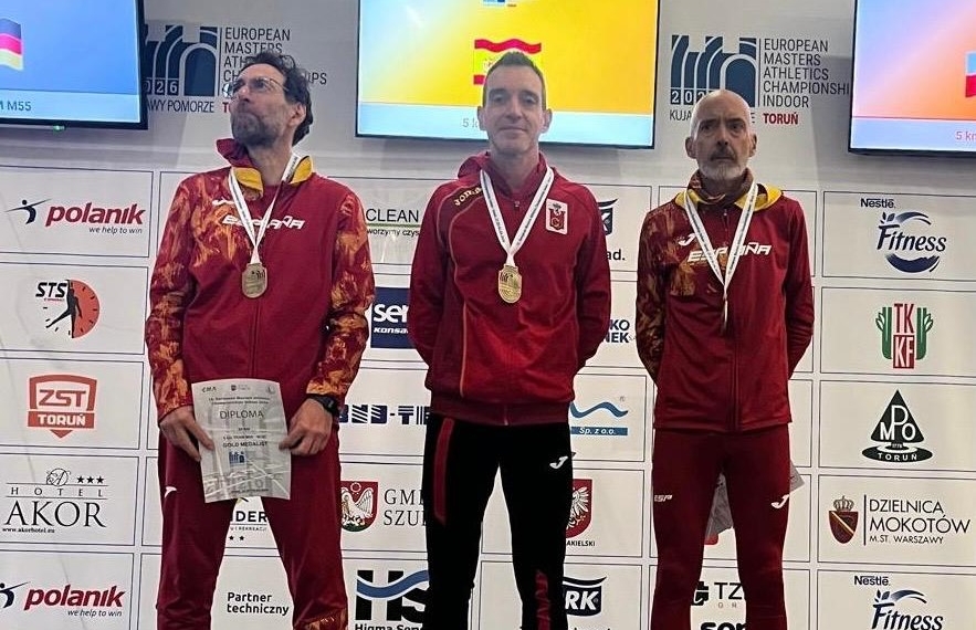 Ferran de Torres guanya l’or per equips amb Espanya a l’Europeu Master en la modalitat de 5 quilòmetres en ruta