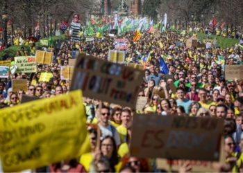 manifestació docents