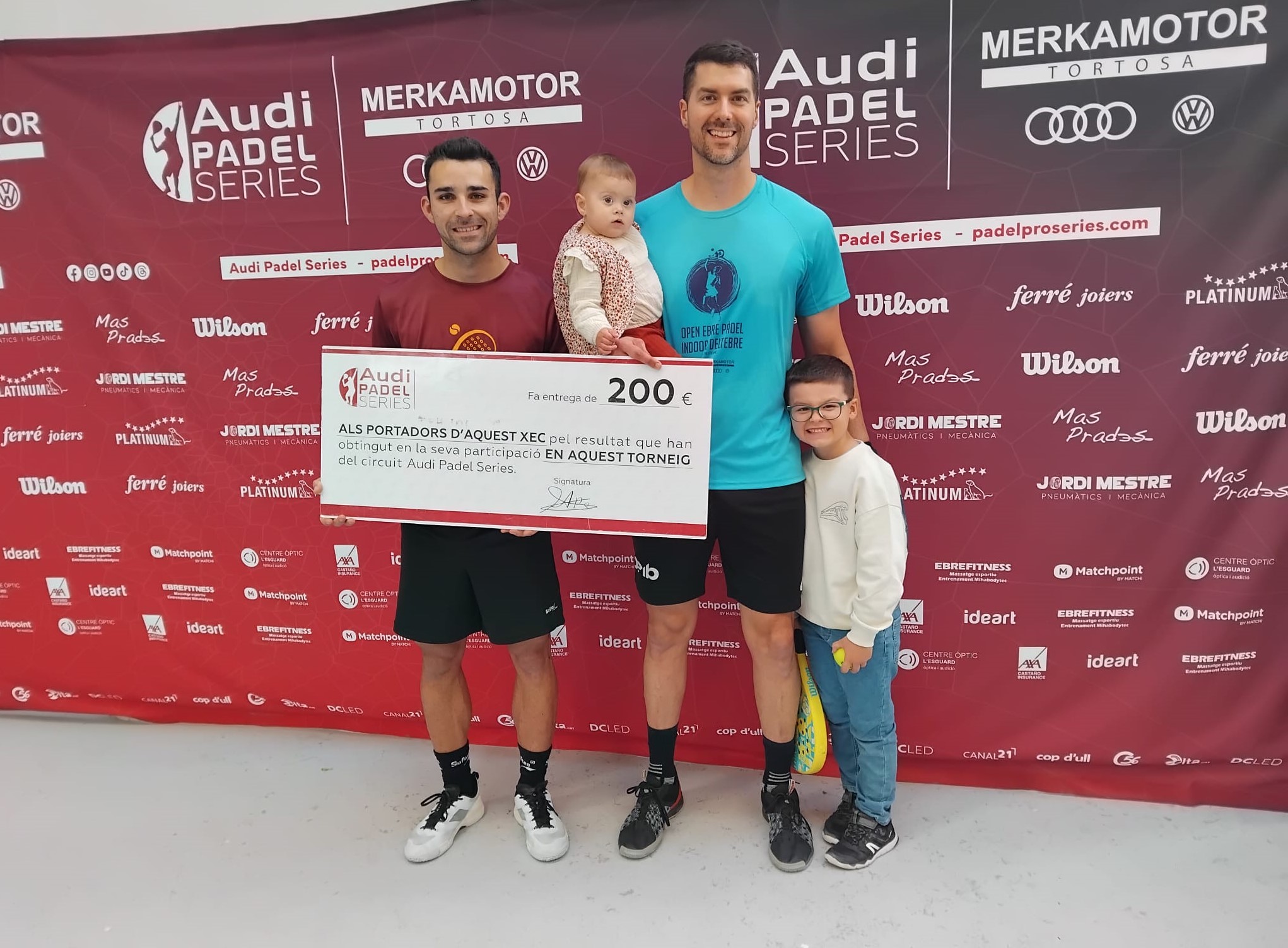 Carlos Bellés i Miguel Castán guanyen la primera masculina al torneig de l’Audi de l’Ebre Padel Indoor Deltebre