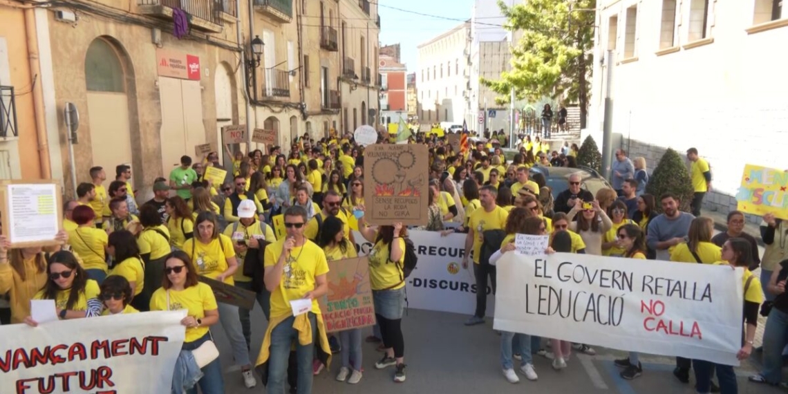 Protesta Educació