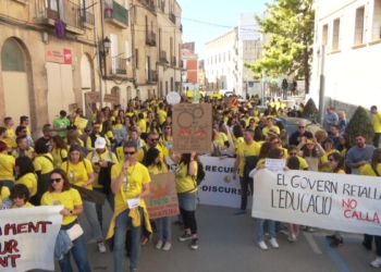 Protesta Educació