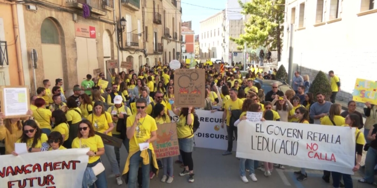 Protesta Educació