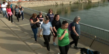 Els centres de salut de Tortosa surten al carrer per promoure l’exercici físic