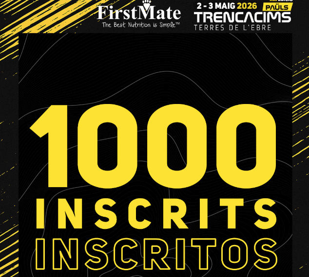 La Trencacims Paüls-Terres de l’Ebre tanca inscripcions superant el miler d’inscrits