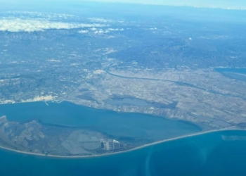 Delta de l'Ebre des de l'aire