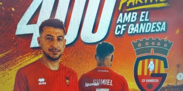Jaume Gumiel compleix 400 partits vestint la samarreta del CF Gandesa