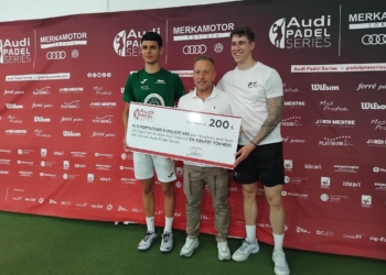 Iadan Acsensi i Àlex Checa guanyen el torneig de l’Audi Padel Series de La Sénia Padel Indoor