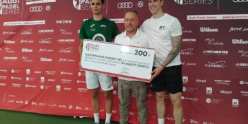 Iadan Acsensi i Àlex Checa guanyen el torneig de l’Audi Padel Series de La Sénia Padel Indoor