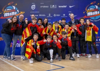 La Selecció Catalana Mini Masculina guanya la plata a l’Estatal de Minibàsquet